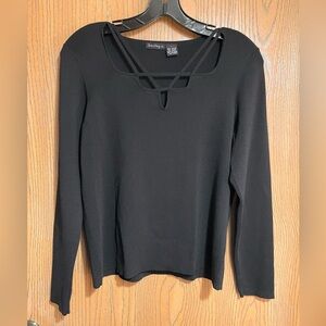 Black Long Sleeve Top